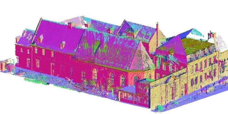 AltiGeo Monastere Numerisation fausse couleur 2